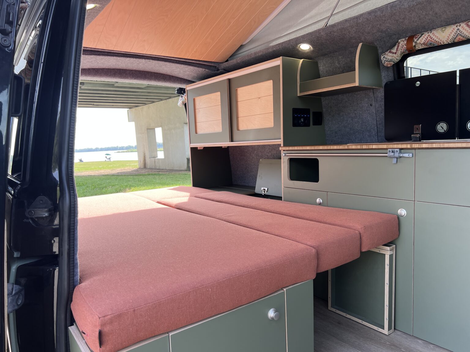 Oud roze camper kussens