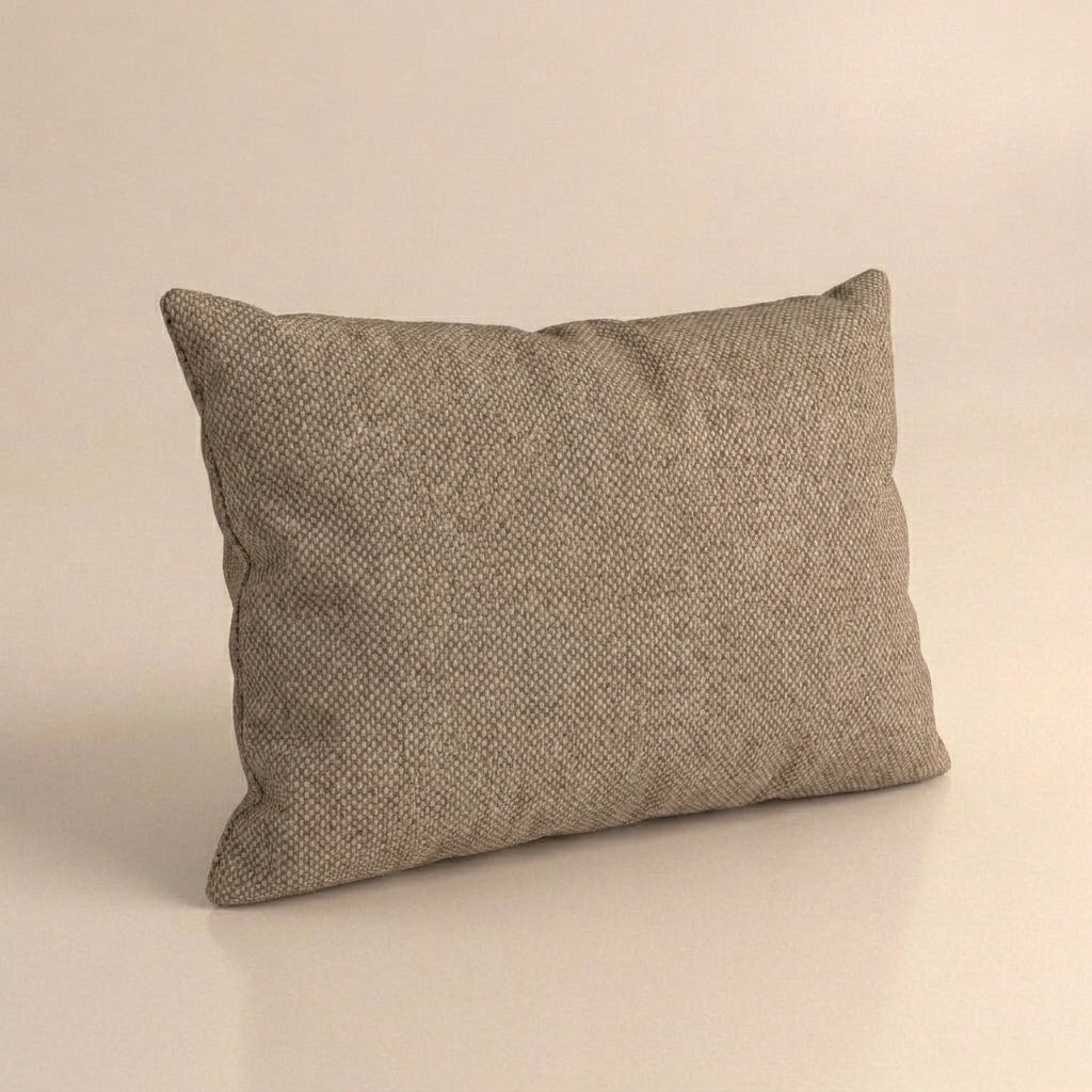 Plof kussen zonder zijband 60 x 40 cm — Natté 10029 Heather Grey