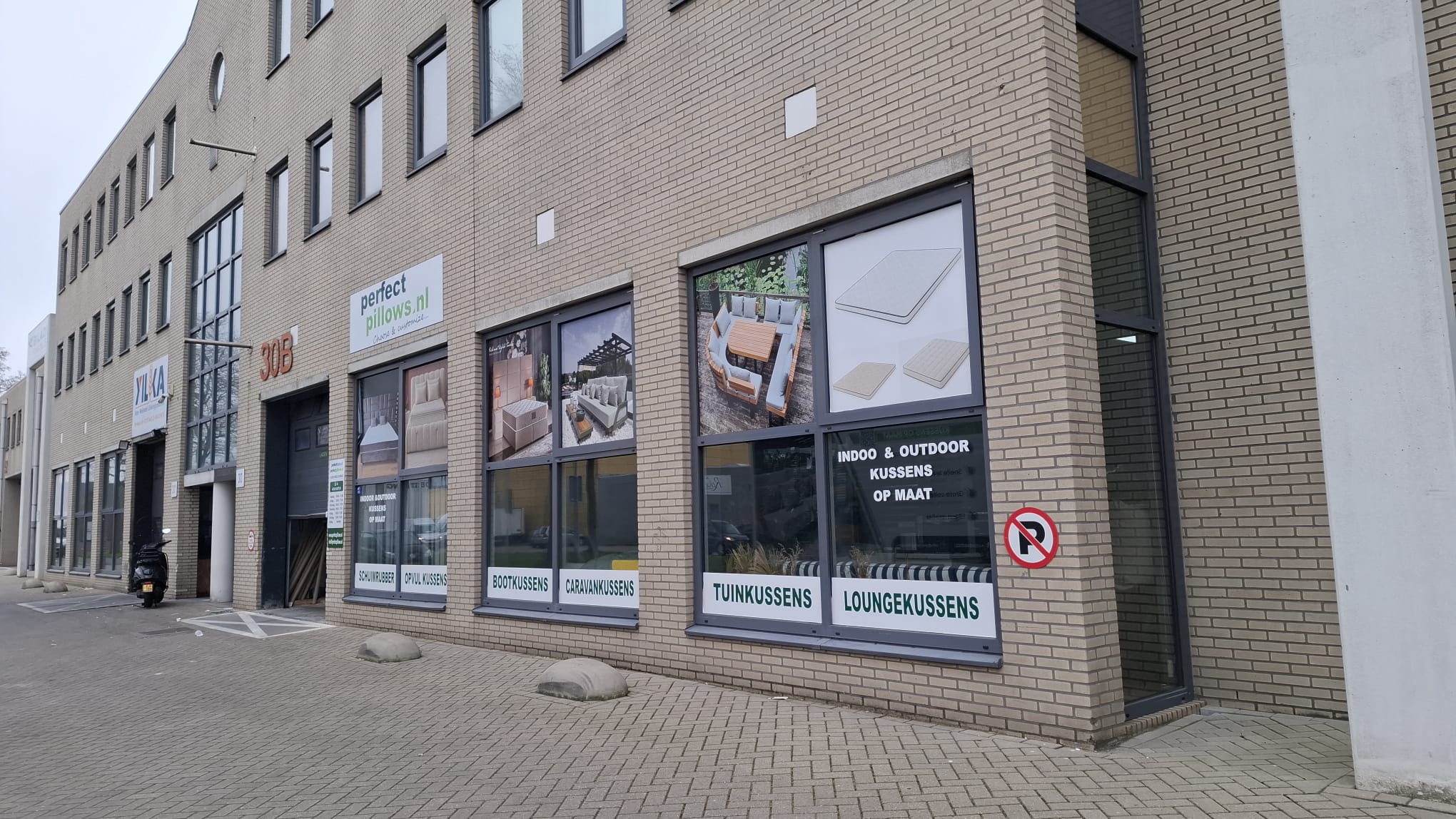 Perfectpillows showroom buitenkant